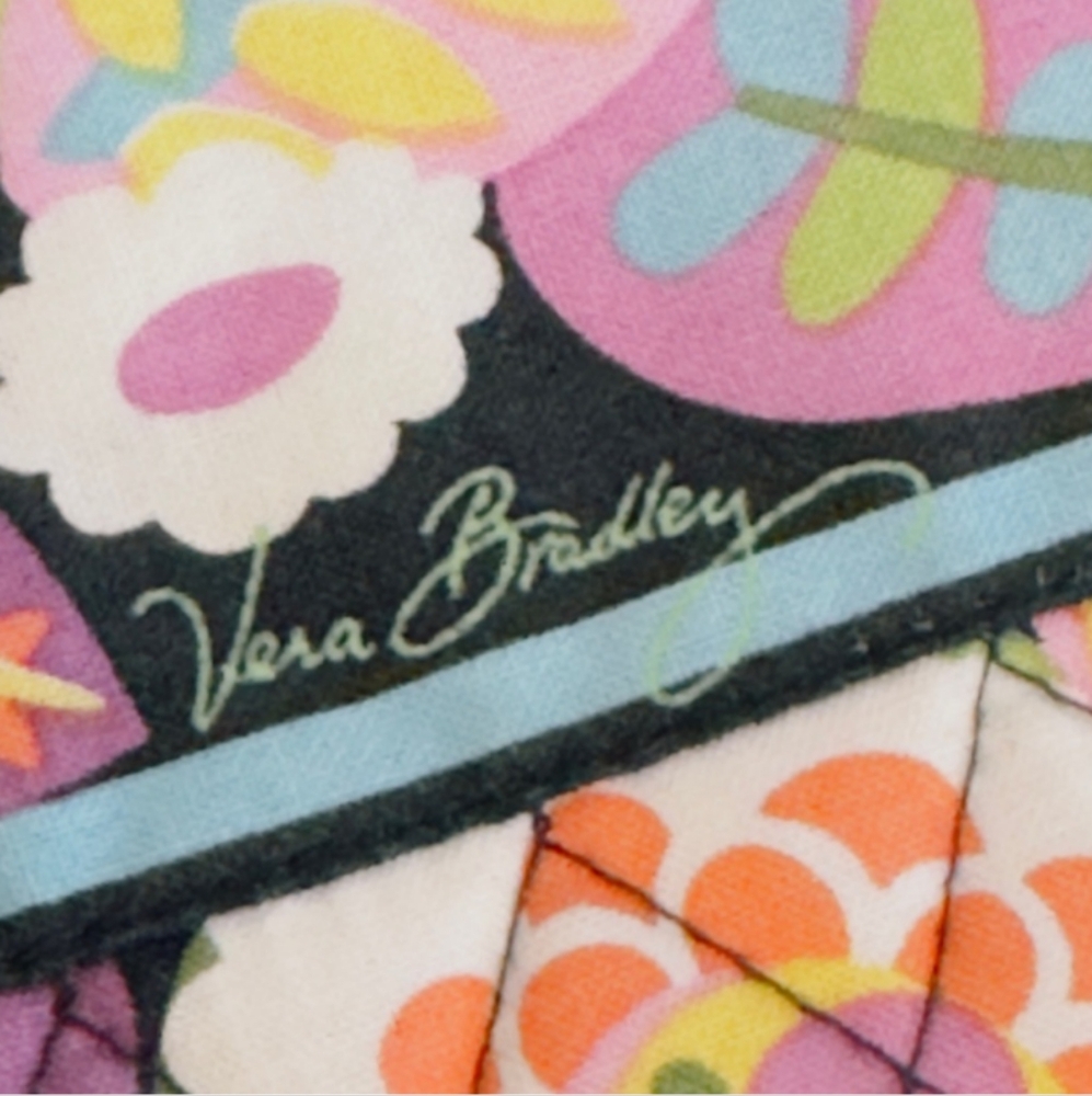 Floral Quilted Vera Bradley Bag Like New - Picture 6 of 7